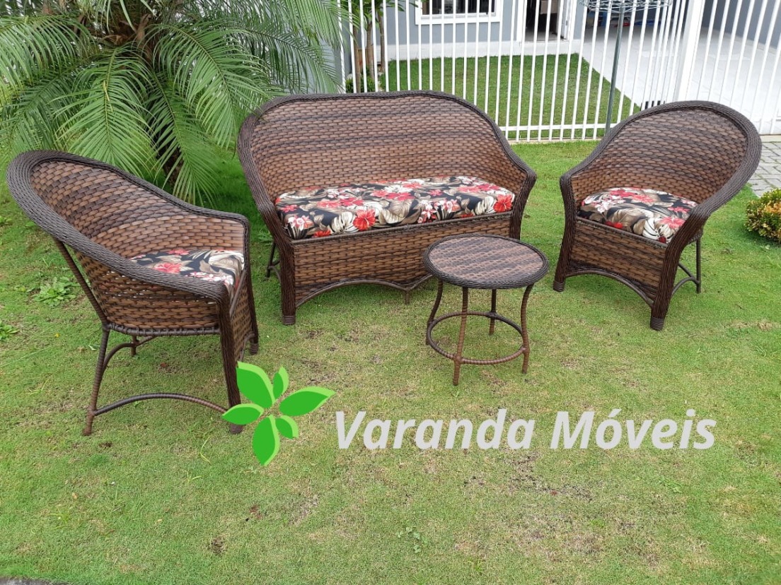 Conjunto De Varanda Jardim Jogo De Área Externa Cadeira Vime, jogo