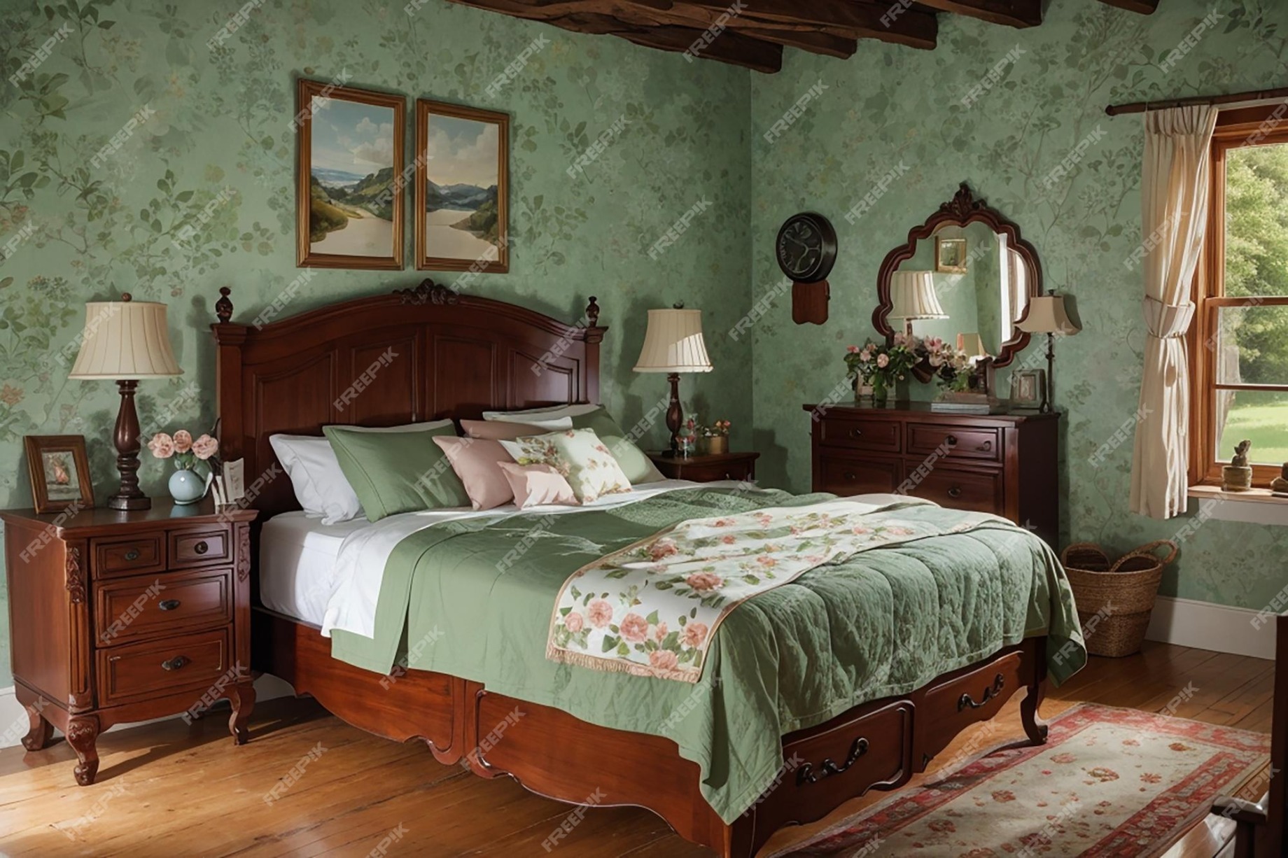 Decoração de quarto inspirada na natureza serenidade orgânica