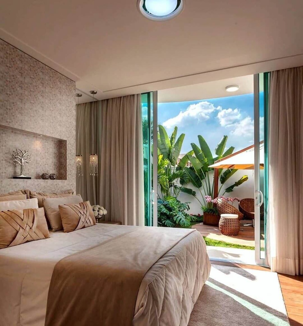 Quarto com Varanda: + Ambientes Agradáveis Para Se Inspirar